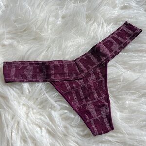 Victoria Secret Pink Logo Thong